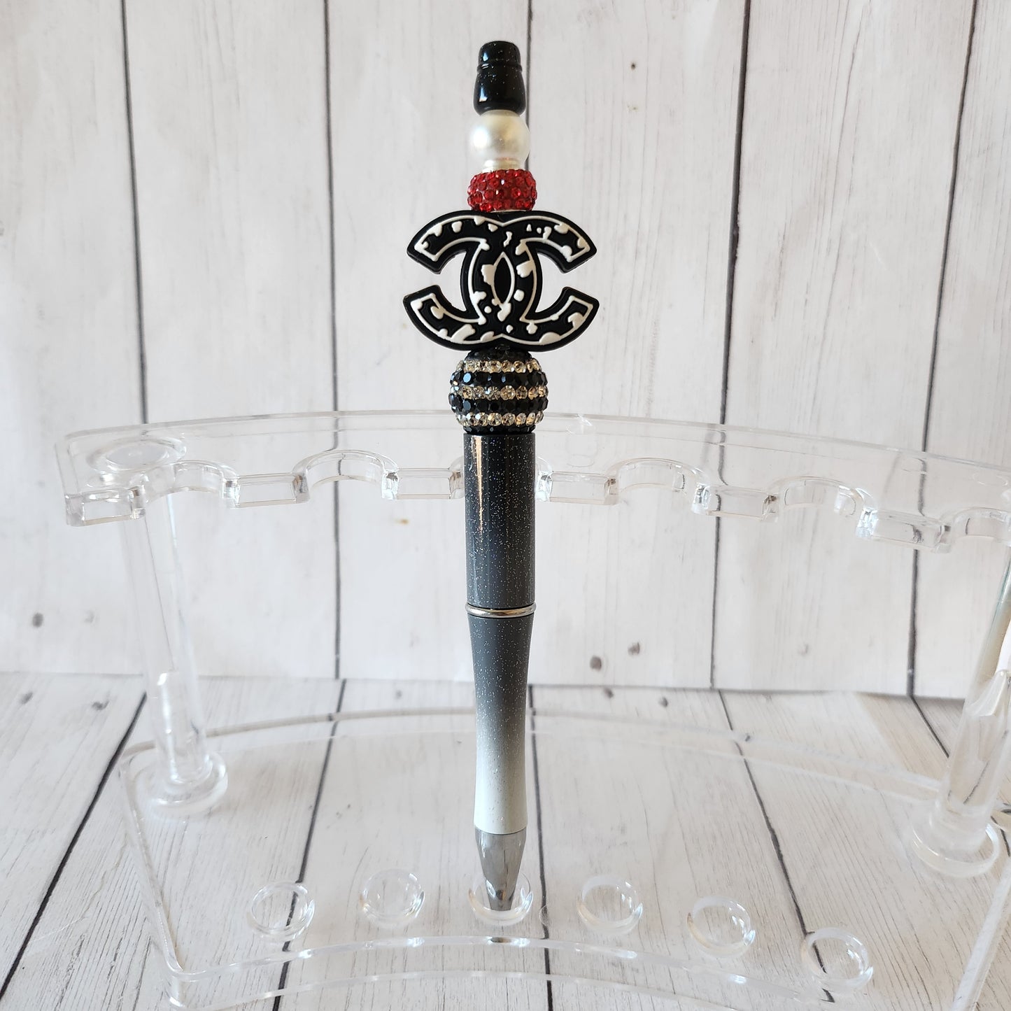 CC cow print pen