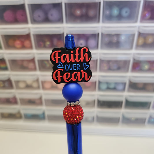 Faith over fear (blue)