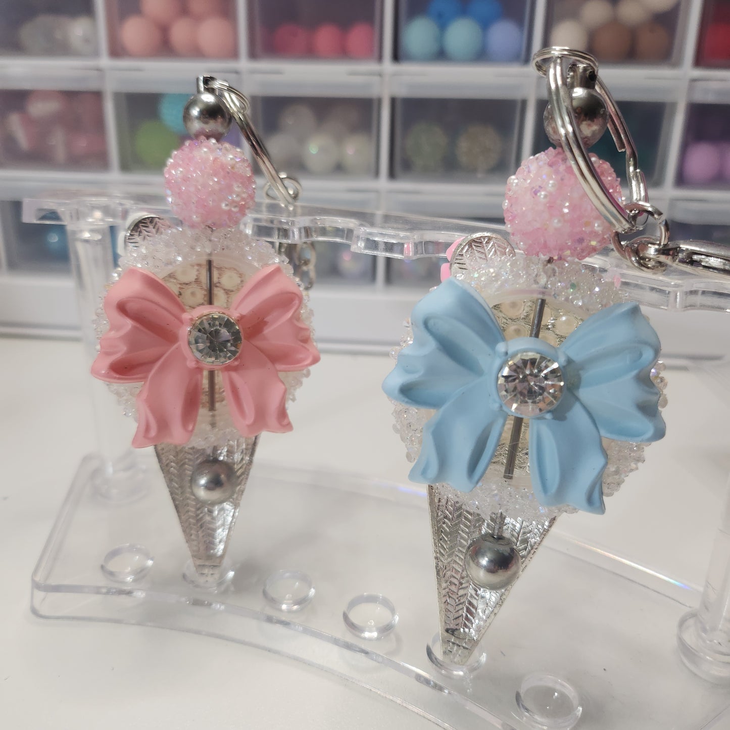 Ice cream keychain