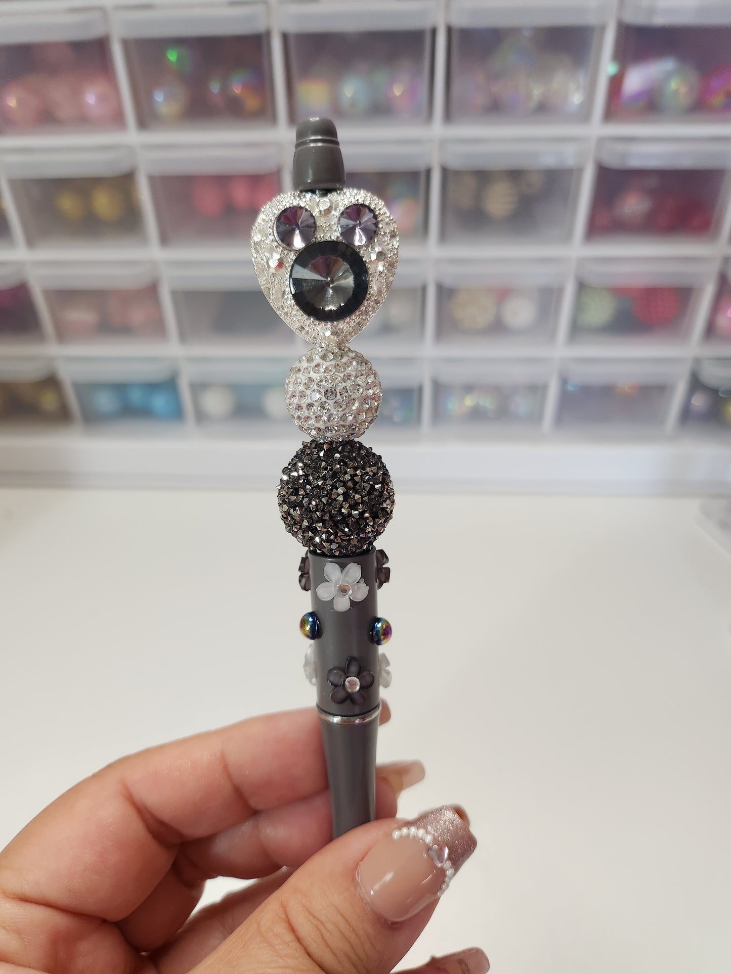 Black Jewel Mouse head pen