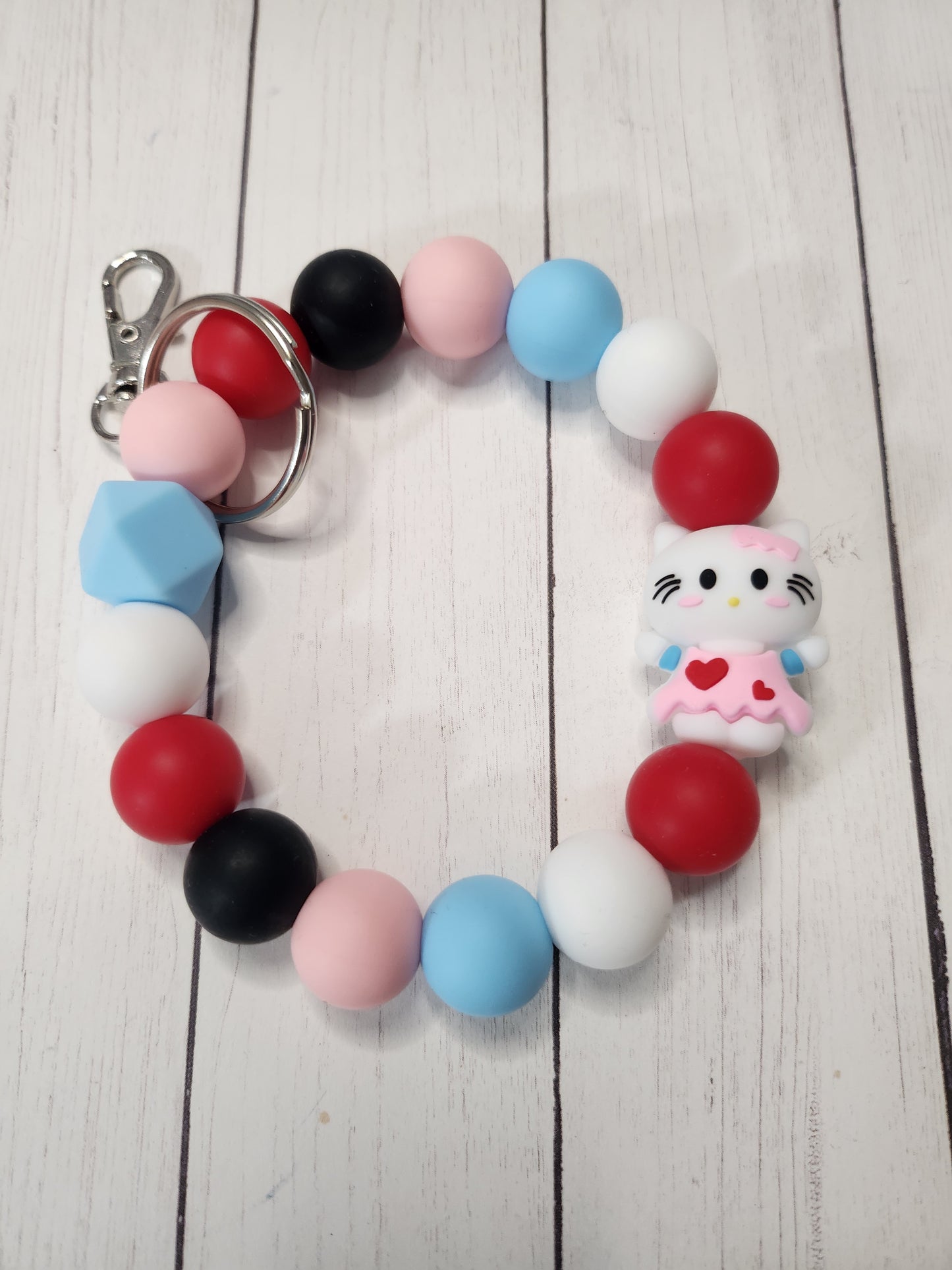 Kitty Keychain wristlet