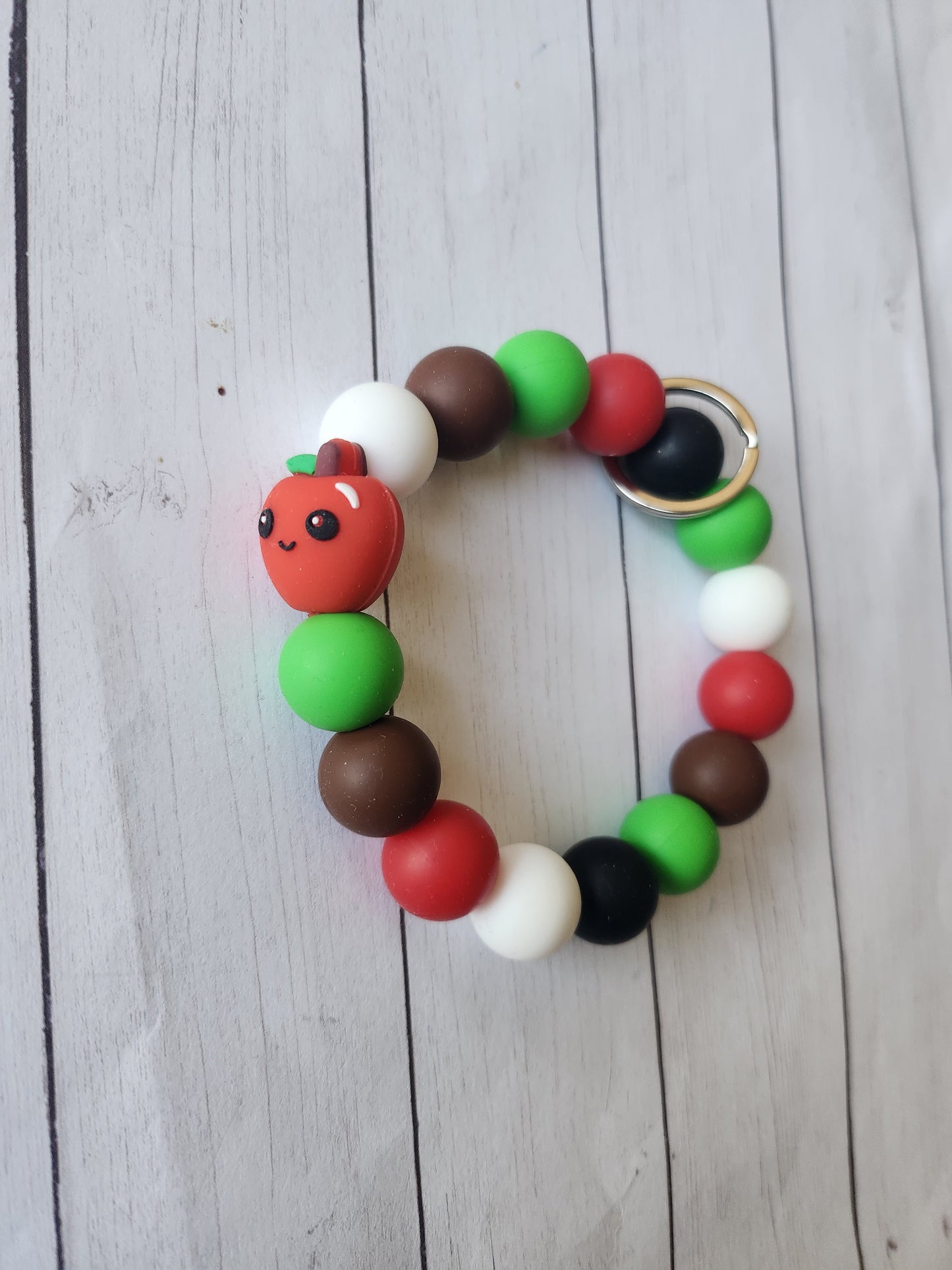 3D Apple keychain wristlet