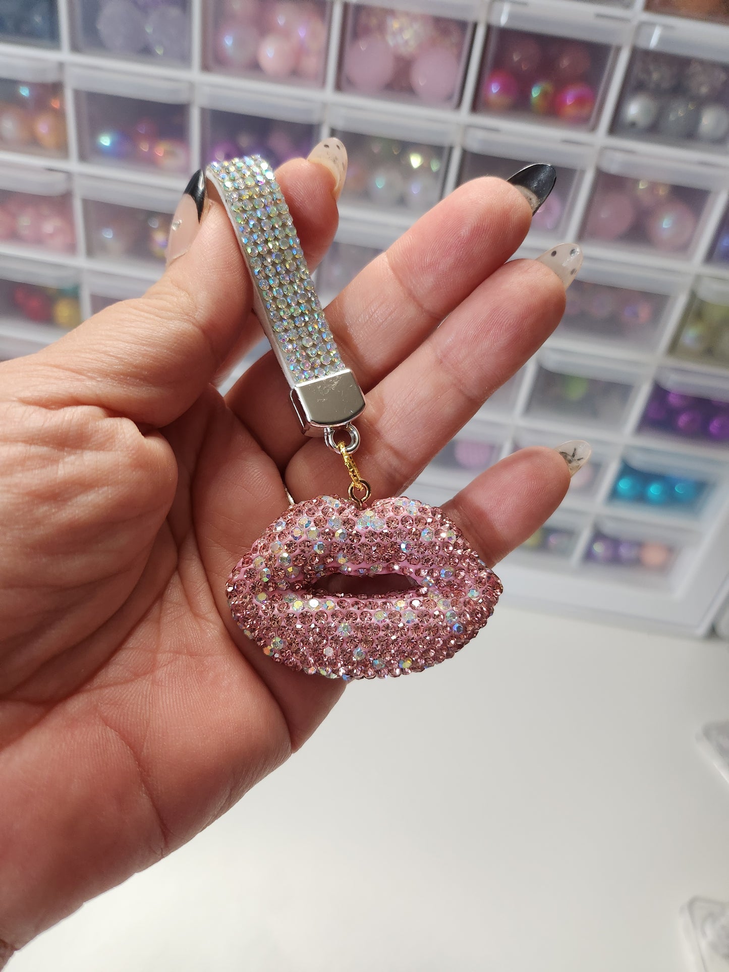 Lips keychain