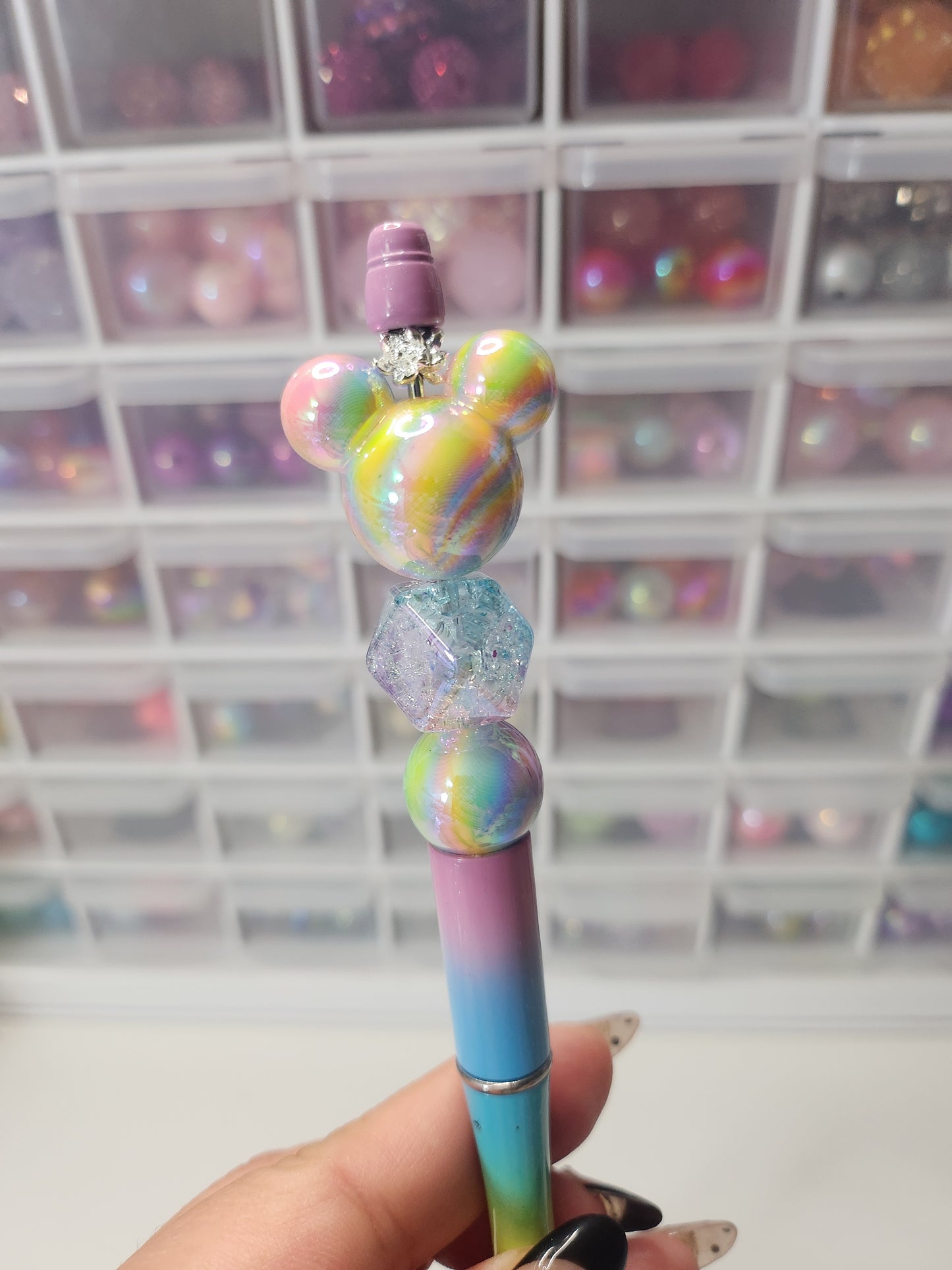 Rainbow mouse head