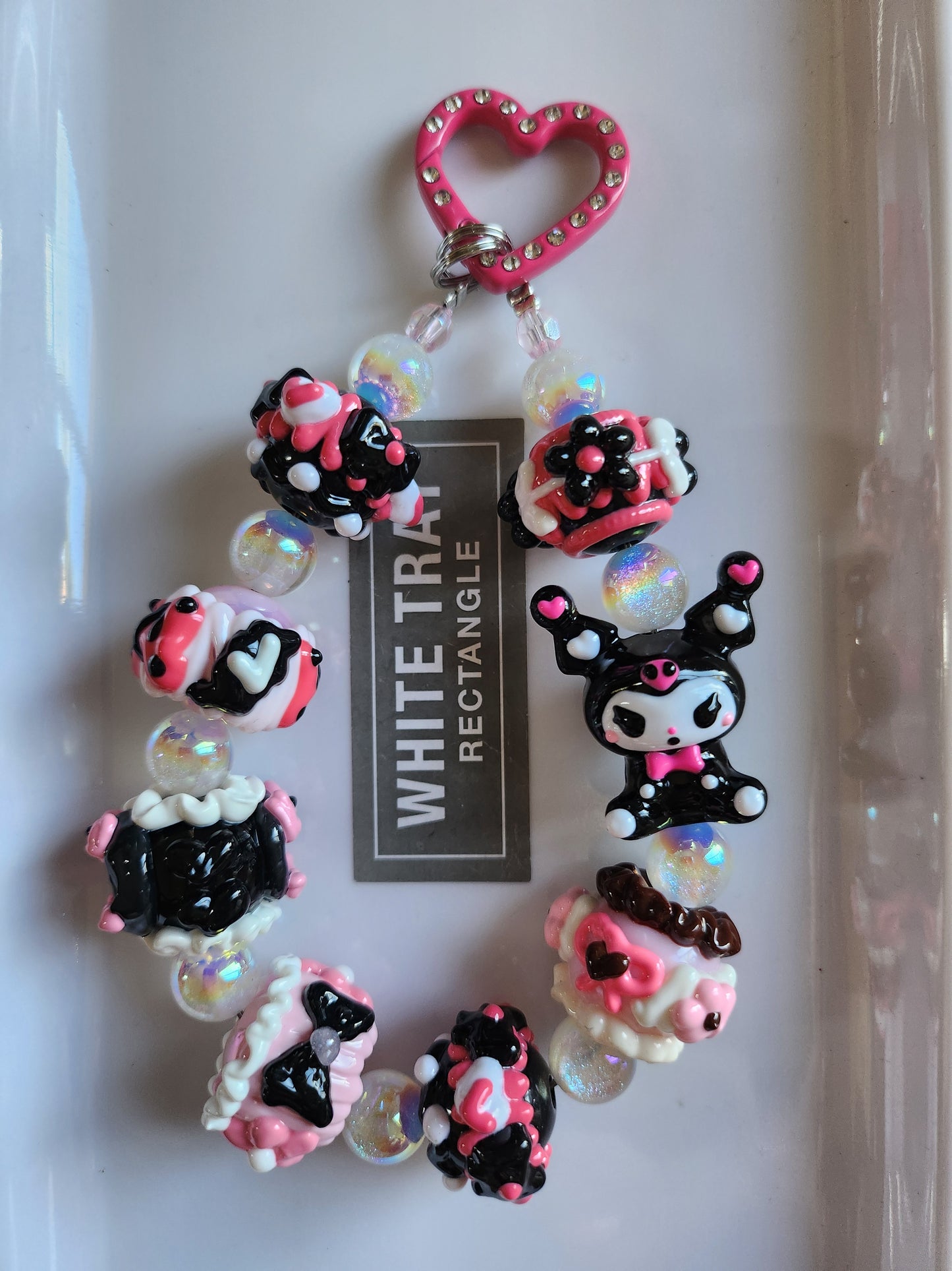 Kuromi phone charm// bag charm