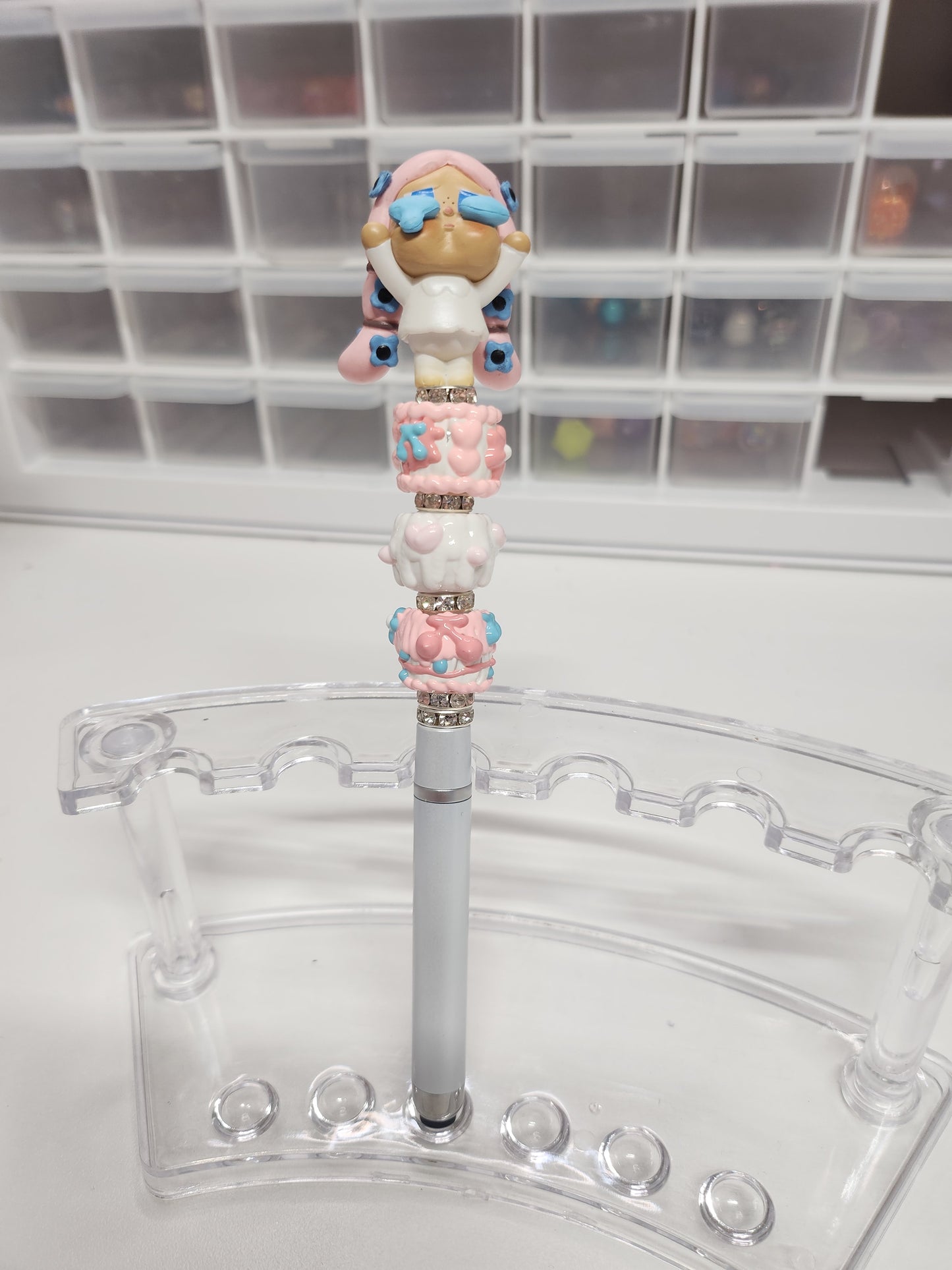 Cry Baby pink stylus pen