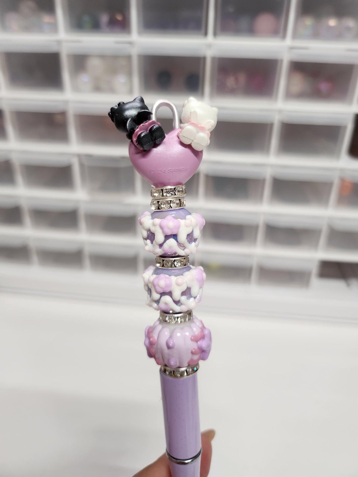 Good/Evil cat pen
