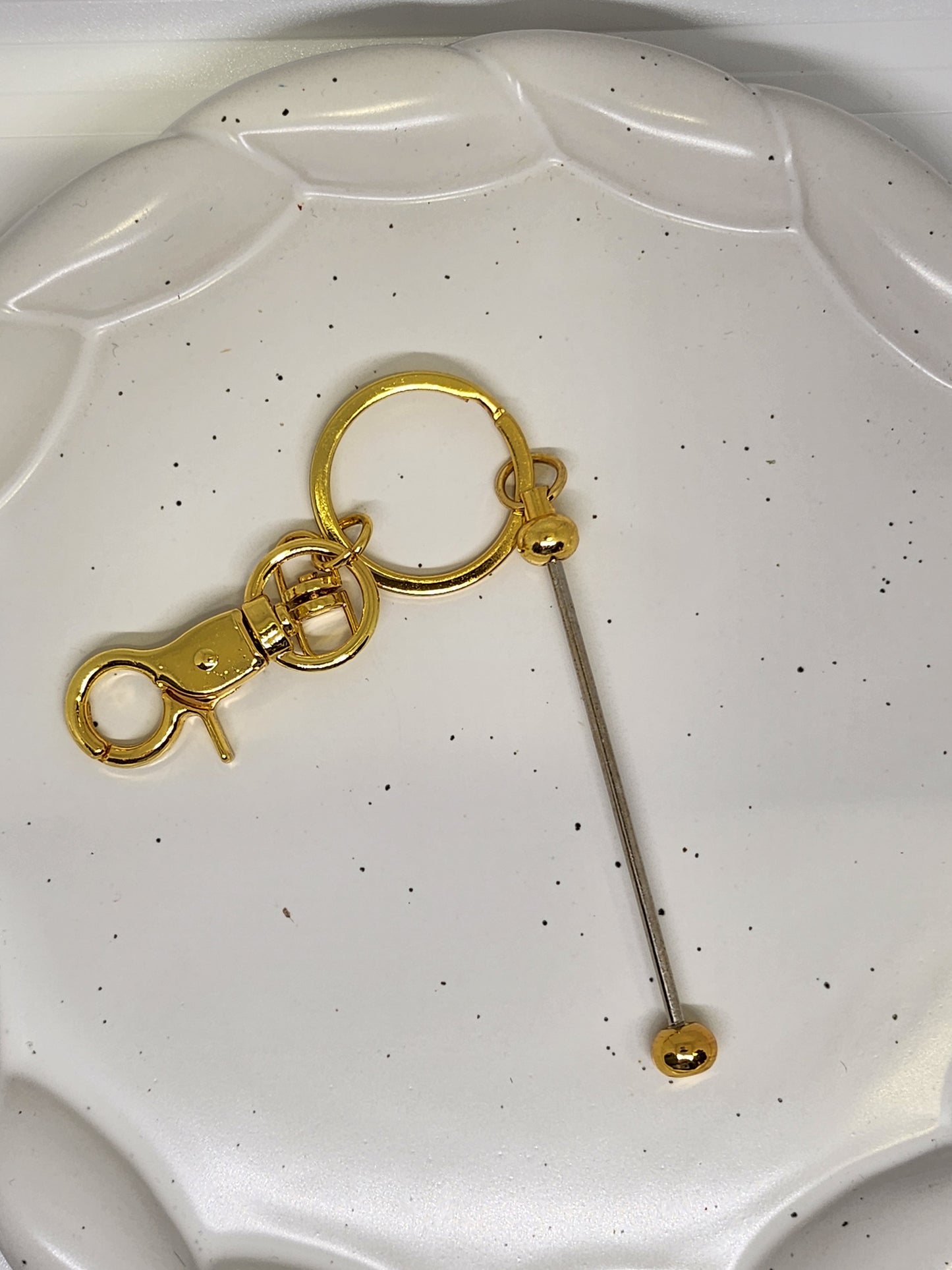 Beadable keychains