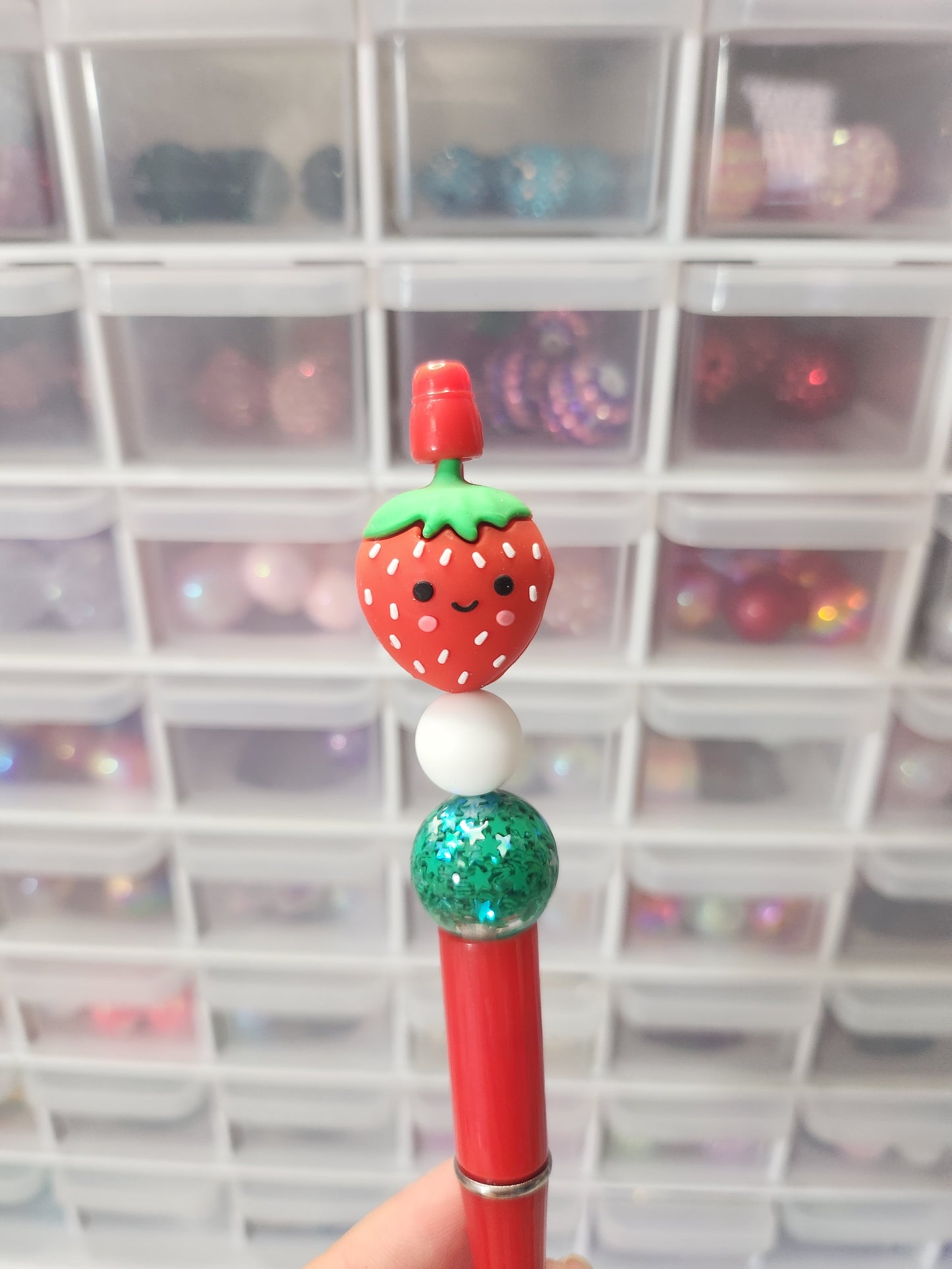 3D strawberry pen