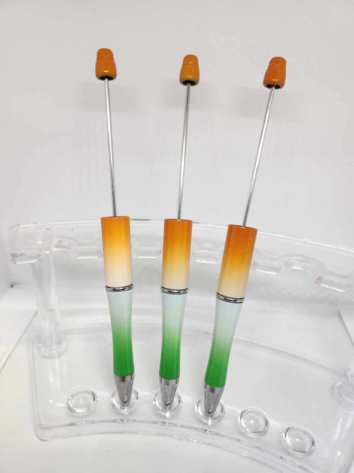 Orange Green Ombre pen