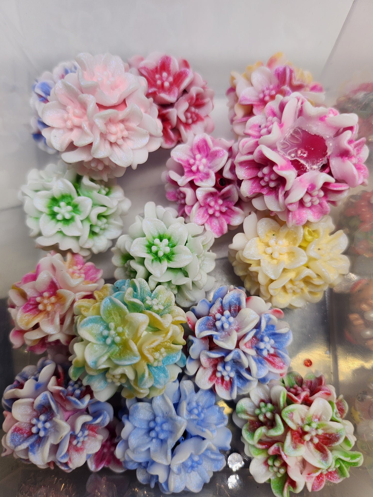 Hawaiian Flower beads