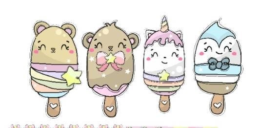 Animal Hobonichi weeks sticker pocket//envelope