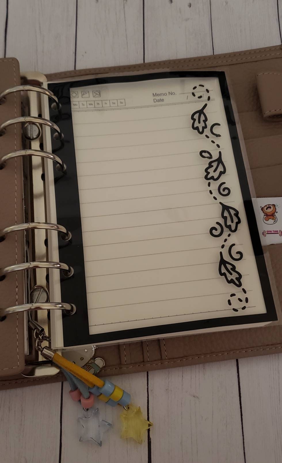 Fall leaves Planner Dashboard