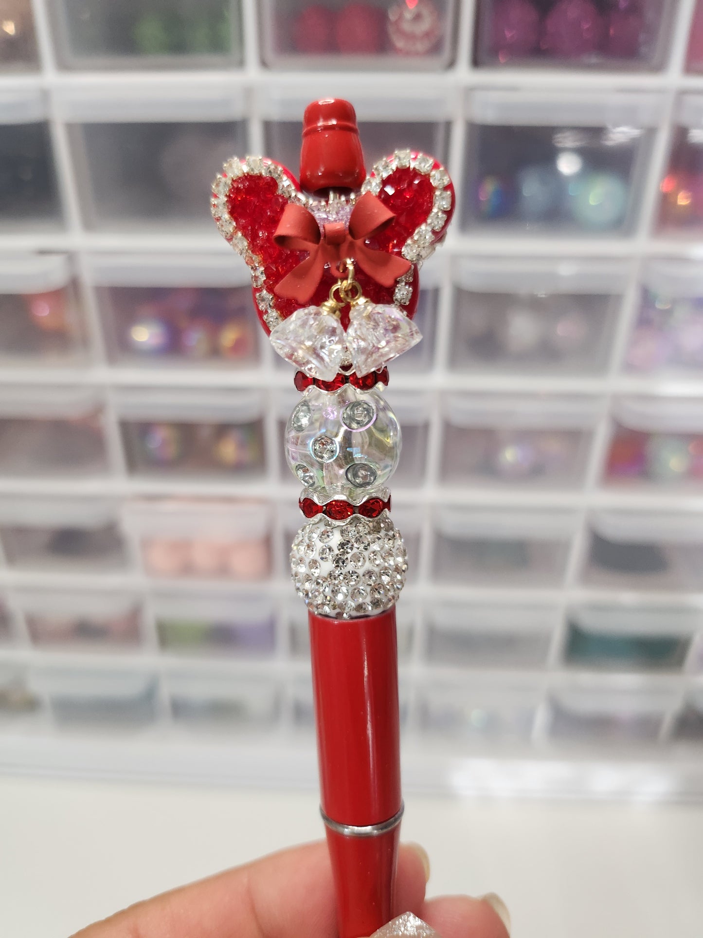 Red bling mouse