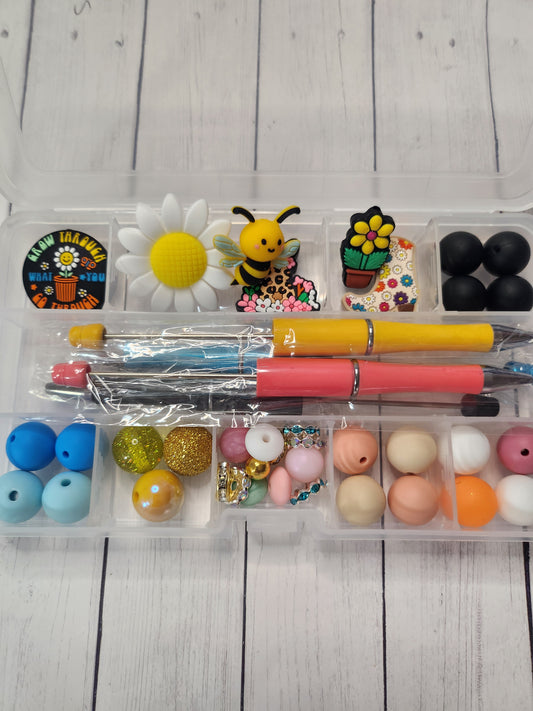 Flower/bee DIY pen kit