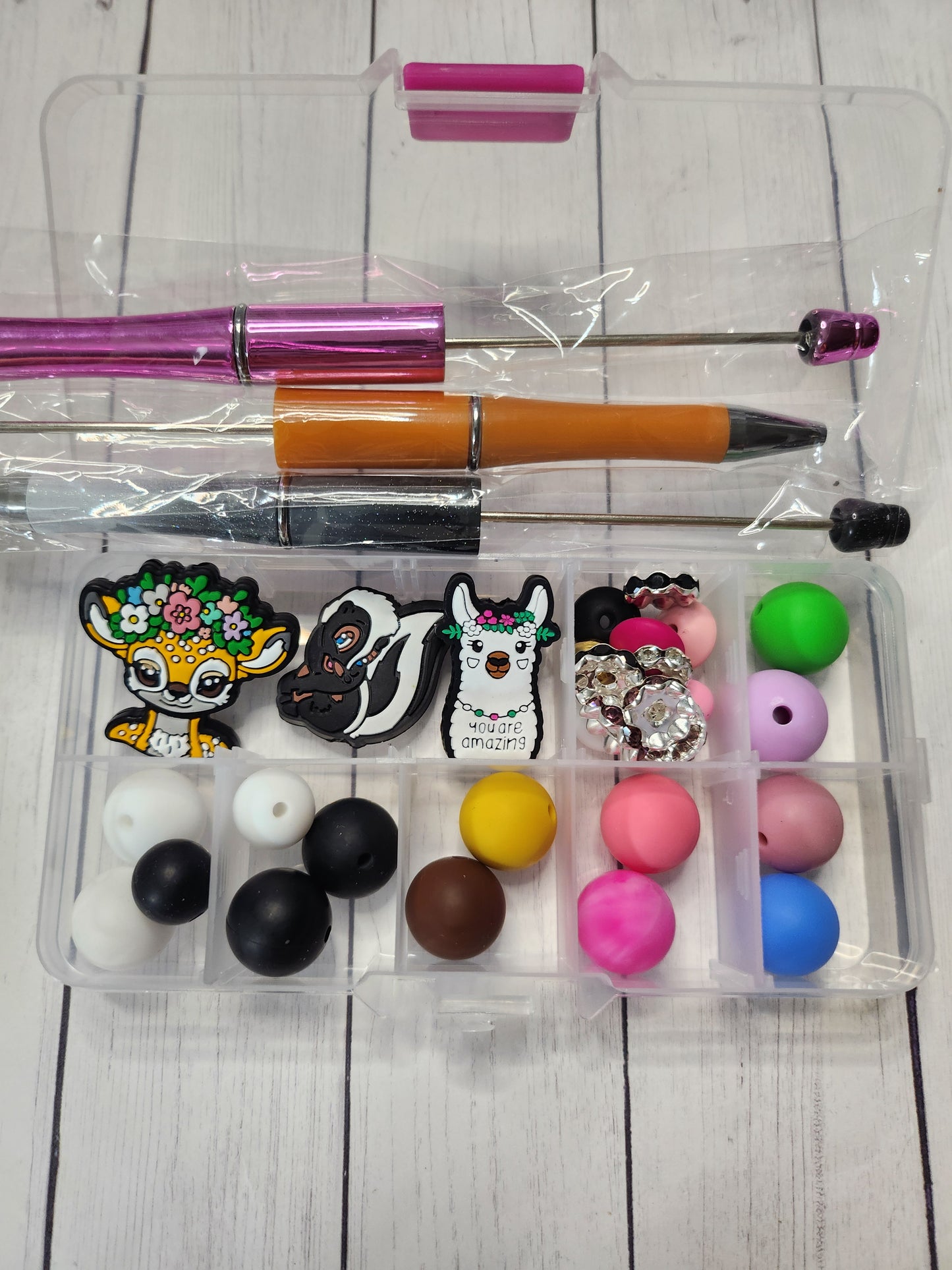 Woodland animal mini DIY pen kit