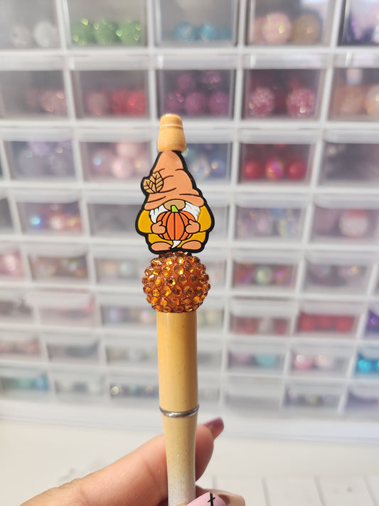 Pumpkin gnome pen