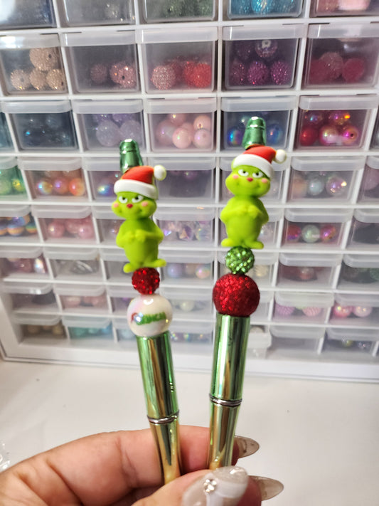 3D xmas Grinch pen (Design 1)