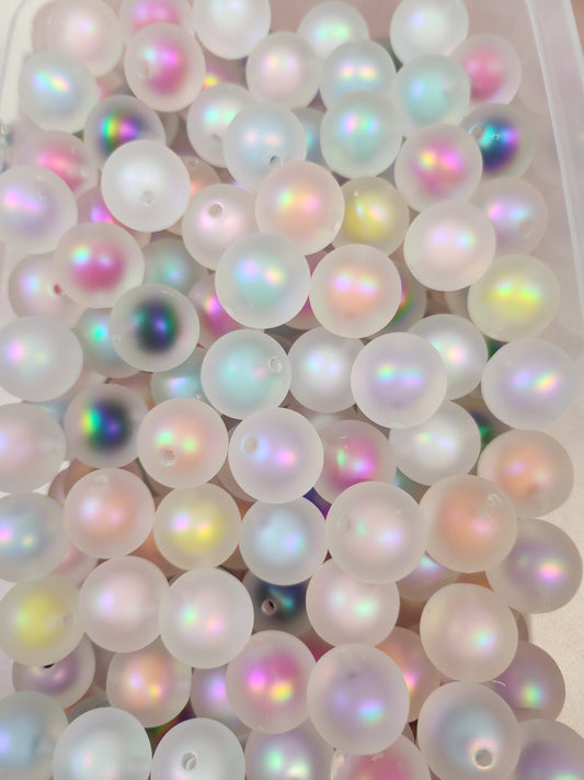 Frosted Double Layer Beads