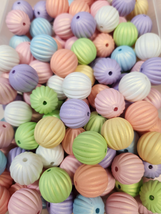 Pastel Pumpkin Beads
