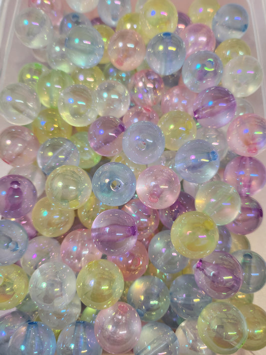 Pastel Clear Beads