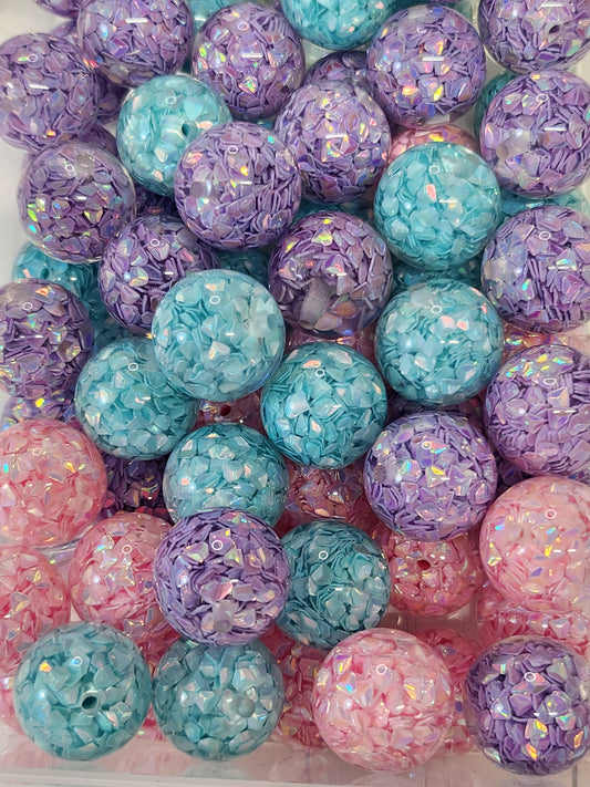 20 mm confetti beads