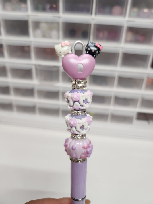 Good/Evil cat pen