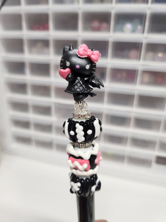 Black kitty pen