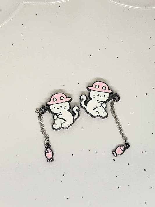 Cat Fishing beads