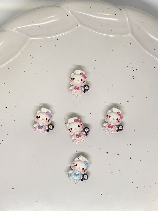 Kitty Chef metal beads