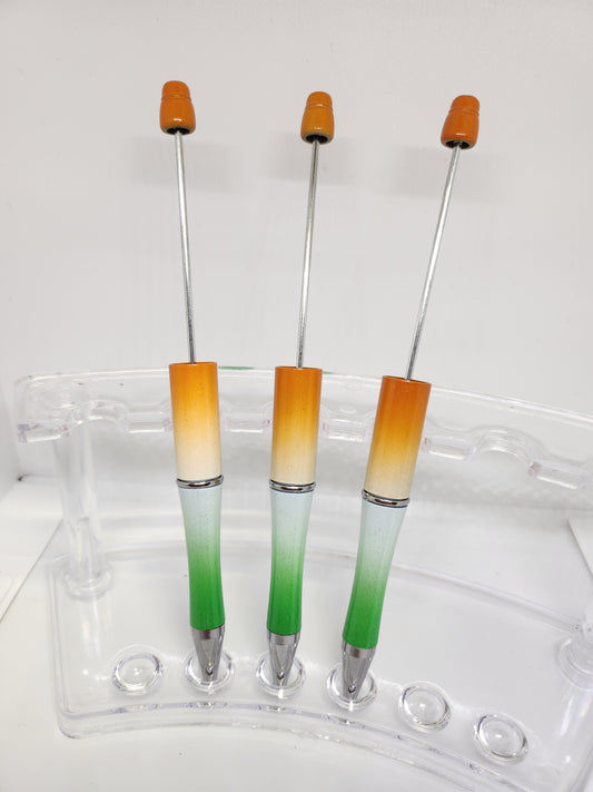 Orange Green Ombre pen