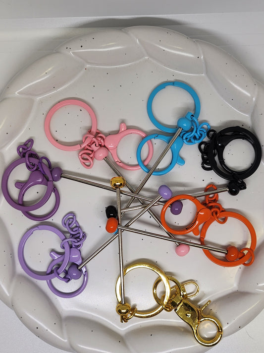 Beadable keychains