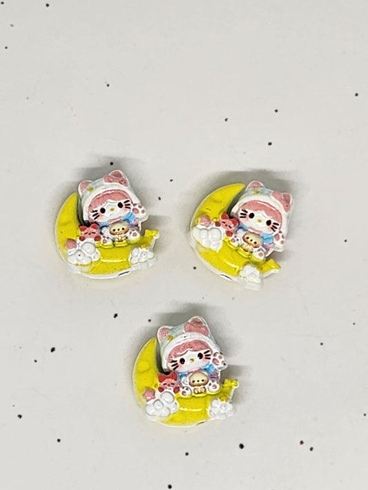 Kitty Moon bead