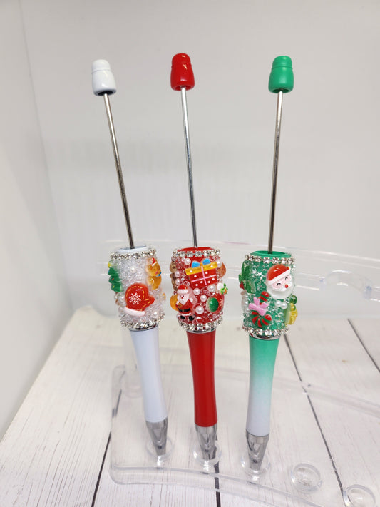 Christmas Beadable pen