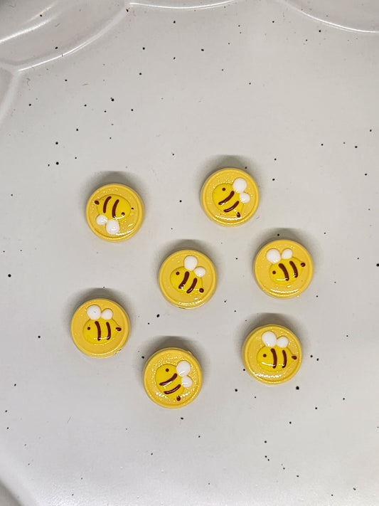 Bee metal bead