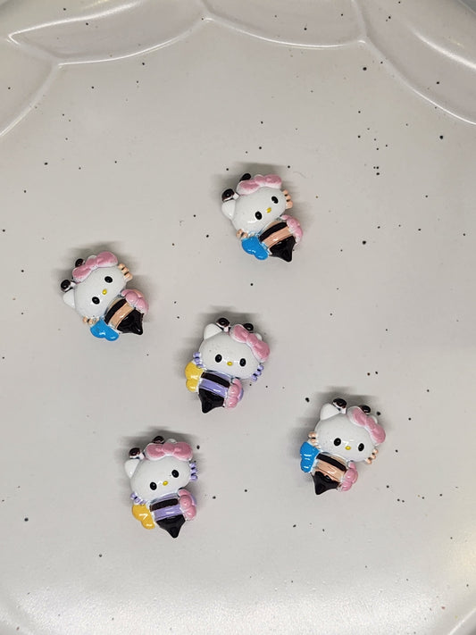Kitty Bee metal bead