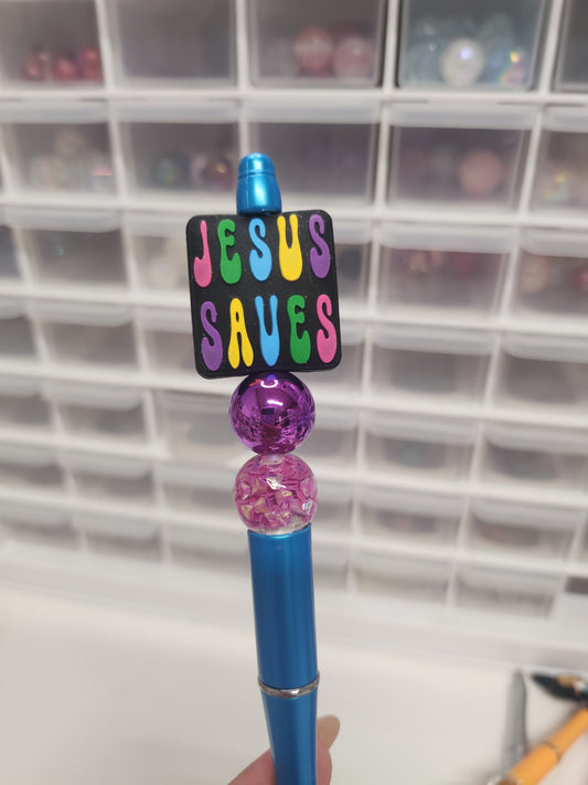 Jesus Saves pen