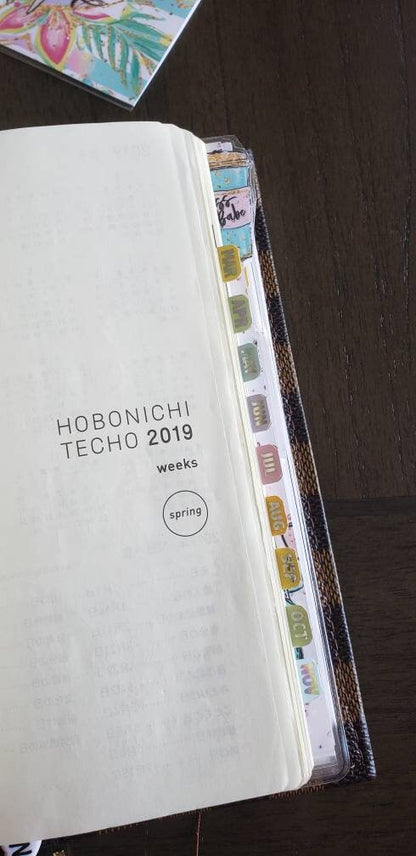 Vday cup Hobonichi week sticker pocket//envelope
