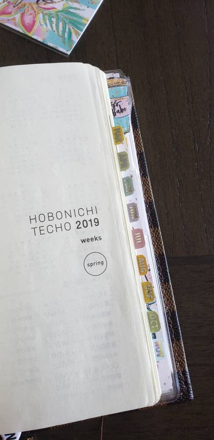 Wednesday Hobonichi weeks sticker pocket//envelope