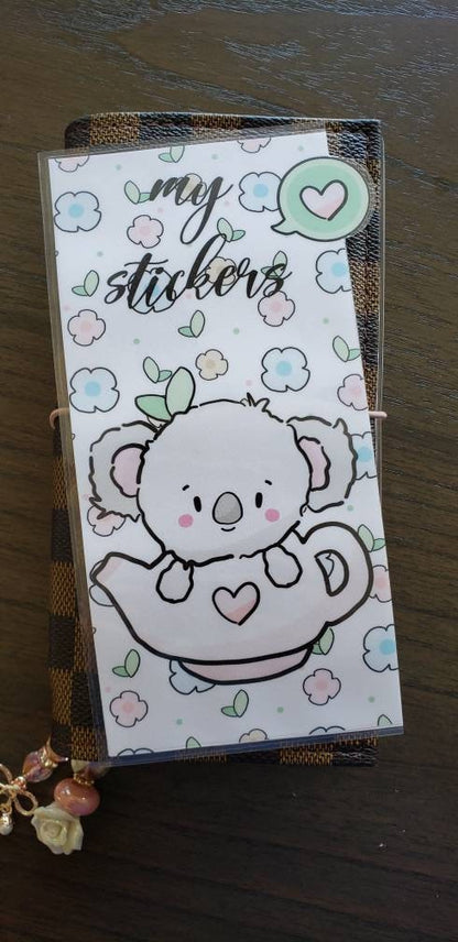 Koala Hobonichi weeks sticker pocket//envelope