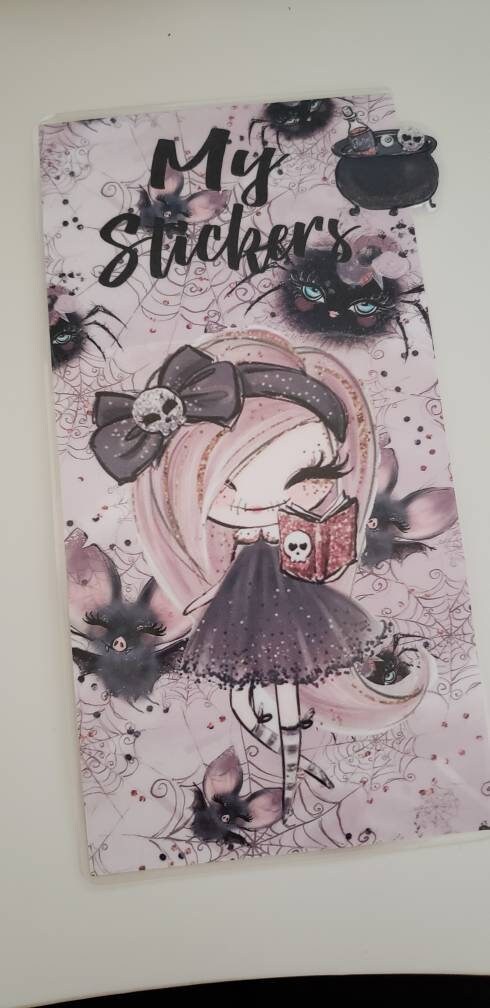 Goth Girl Hobonichi weeks sticker pocket//envelope