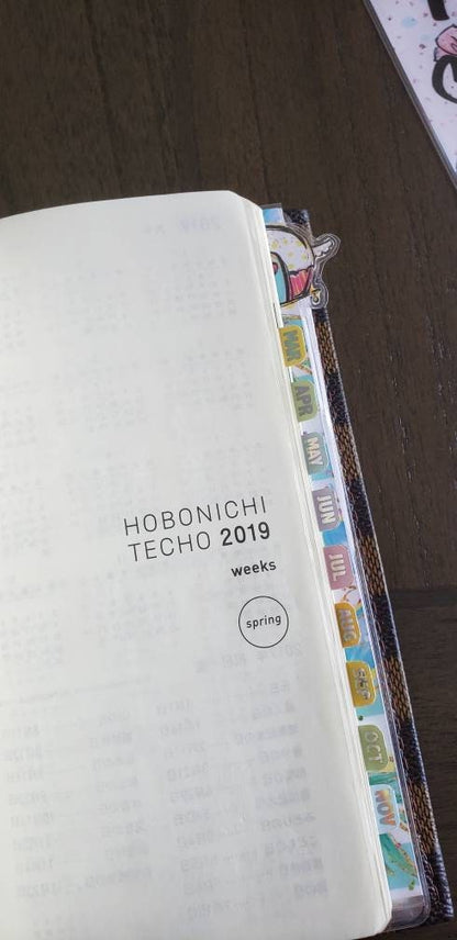 Summer Girl Hobonichi weeks sticker pocket//envelope