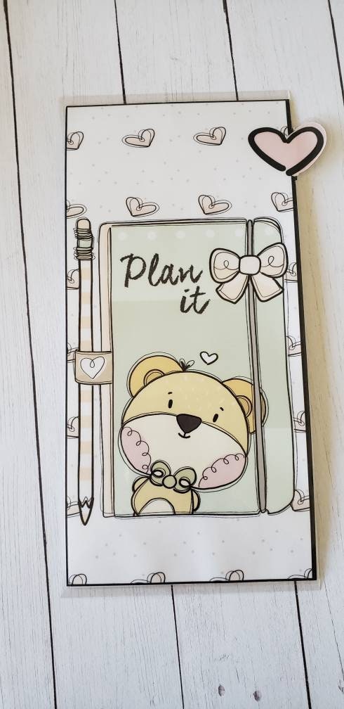 Fall animal Hobonichi weeks sticker pocket//envelope
