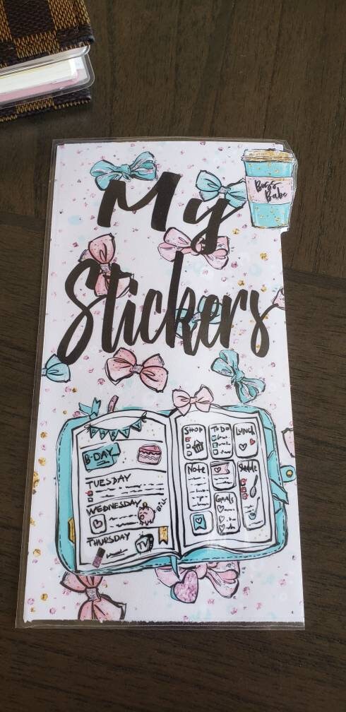 Planner Hobonichi weeks sticker pocket//envelope