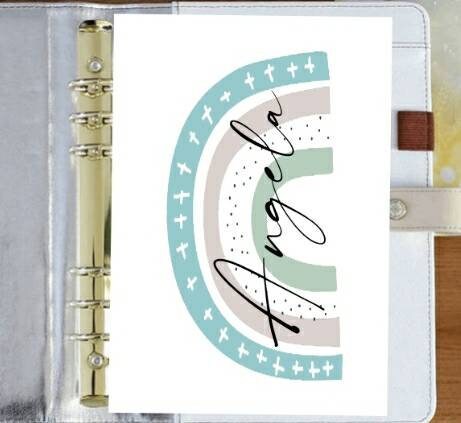 Rainbow dashboard//cover//personalize