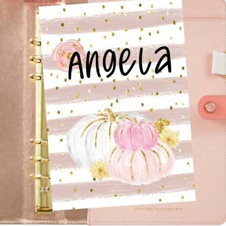 Pumpkins//pink fall dashboard//cover//personalize