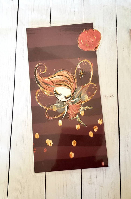 Fall Fairy//Hobonichi weeks sticker pocket//envelope