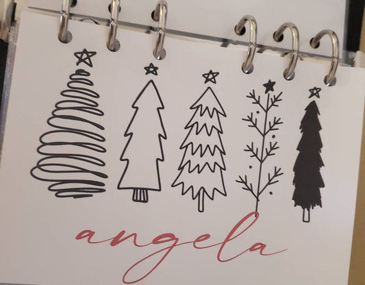 Christmas tree dashboard//cover//personalize