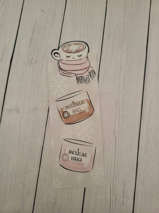 Pink Christmas//Holiday Planner Bookmark/ Page holder
