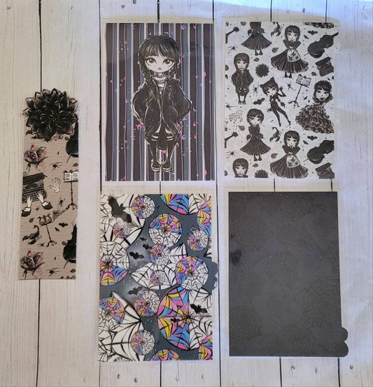 Wednesday//Gothic Girl//Planner divider set